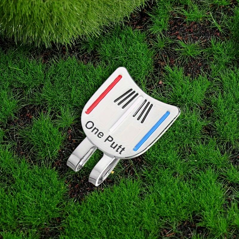 1 x Magnetischer Golfballmarker und Kappenclip, Eisenemaille mit starkem Magneten, Langlebiges Golfzubehör für Herren, Stilvolles Geschenk für Golfer