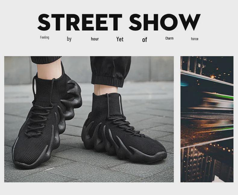 High-top Octopus Volcano Shoes: Upgraded New Casual Sports Sneakers for Couples
