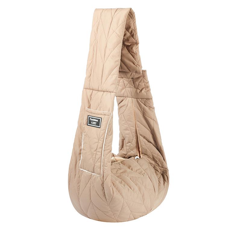 Plush Pet Carrier Crossbody: Winter Warm