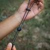 15 Pcs Adjustable Hiking Stick Holder Black Elastic Lanyard Durable Walking Pole Holder  Hiking