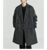 Men's Mid-Length Double-Sided Wool Coat: New Stylish Thickened Korean Winter Design