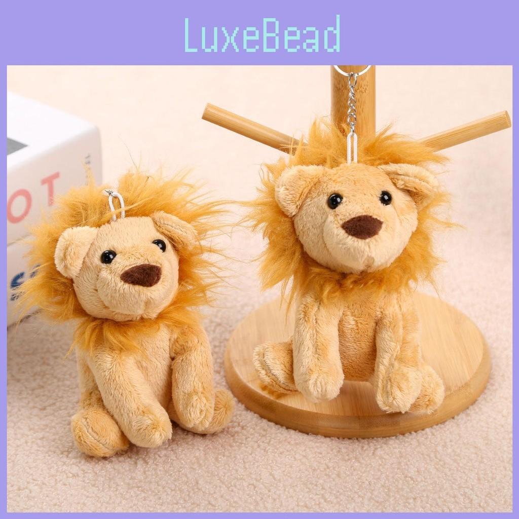Plush Animal Lion Pendant Doll With Fluffy Hair For Backpack Decor Ideas Gift