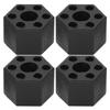 4PCS Hex Wheel Hubs Extension Adapter RC Model Car Parts Widened Adapter for ZD Racing 7504 110 RC