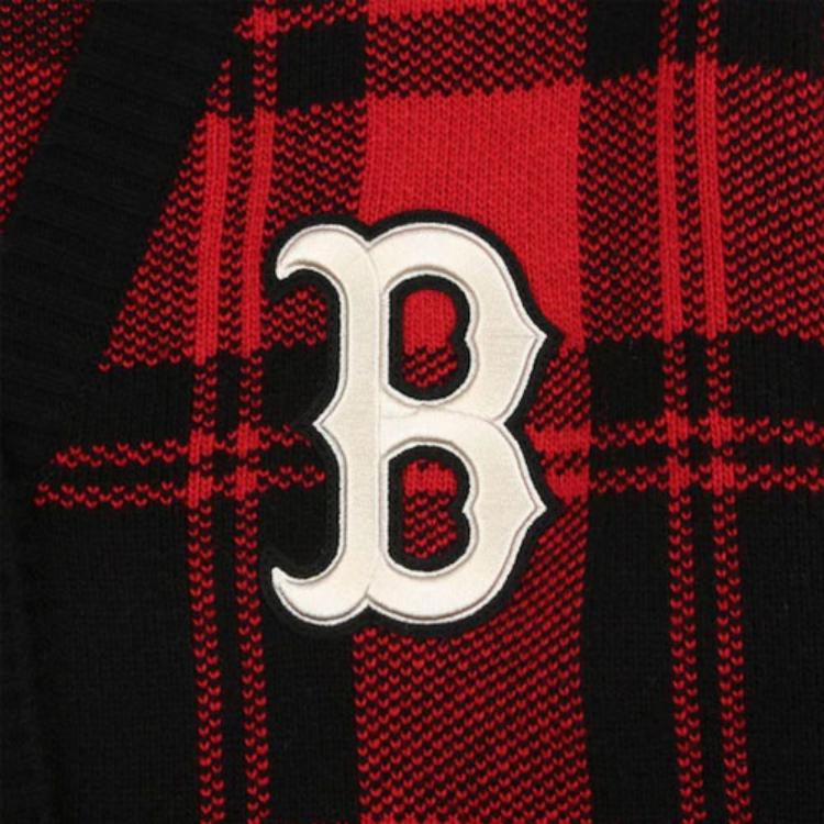 New MLB Knitwear Unisex Red 31KTE1041-43R