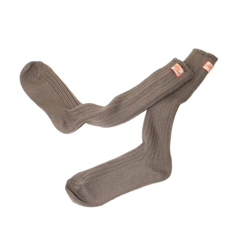 SNUGGIEST Chunky Cotton Winter Knit Socks [Misty Brown]