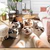 1pc Cat Pattern Area Rug, Anti Slip Non Shedding Stain Resistant Carpet