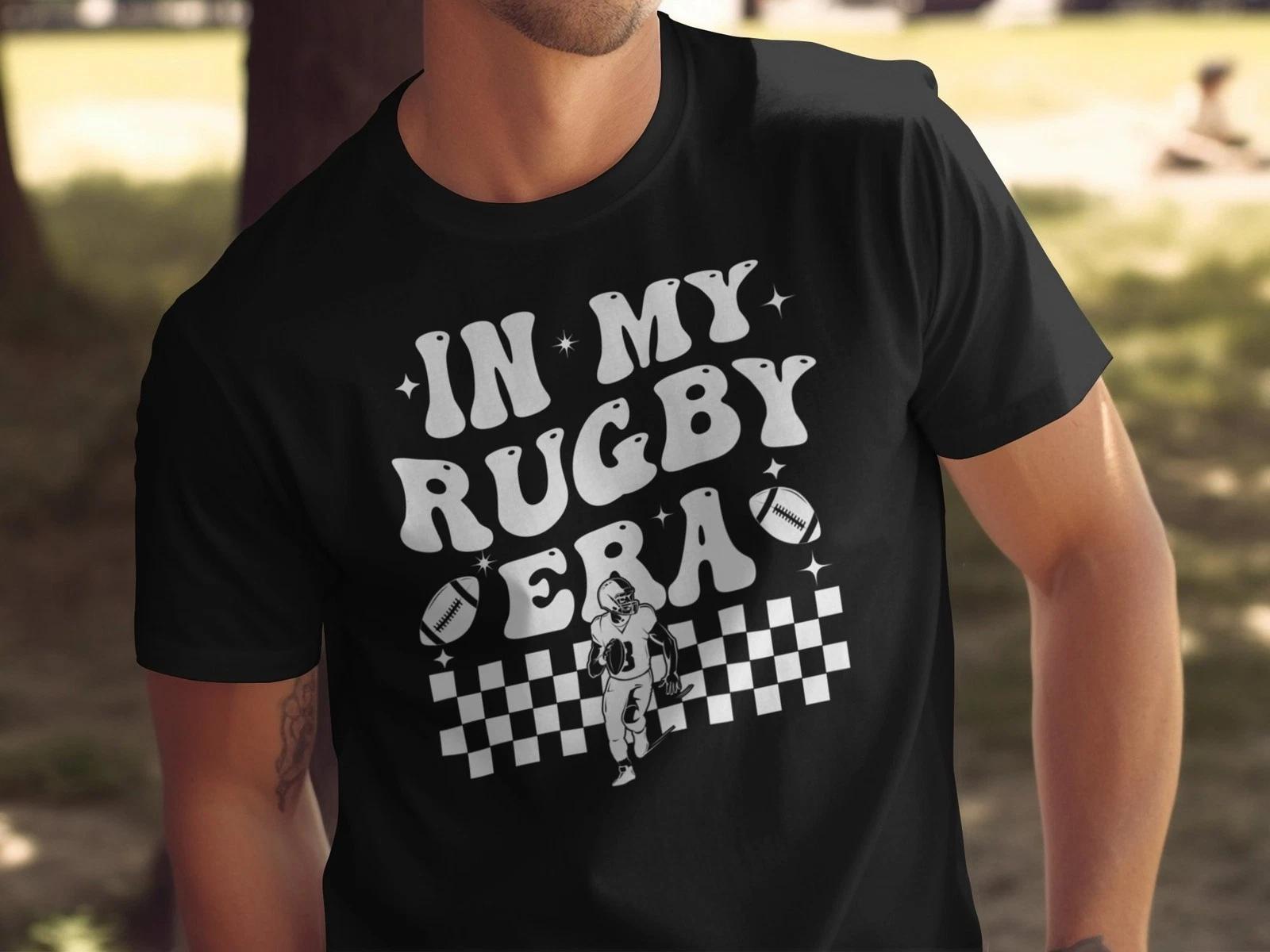 In My Rugby Era T-Shirt Funny Sports Gift for Rugby Fans Players Men Women Tee 4XL