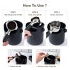 Convenient Coffee Dregs Bins  Multipurpose Antislip Coffee Grounds Bins  Durable ABS Coffee Waste Container for Home Bar