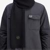 Cotton Rib Scarf - Black Cfpu2531134-102