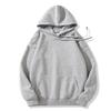 Unisex Long Sleeve Hooded Sweatshirt 350g Cotton Silk Blend Drop Shoulder Women's Blank Edition