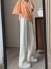 Women's High Waist Loose Fit Petite Straight-Leg Casual Sweatpants, Spring/Autumn 2025 Collection