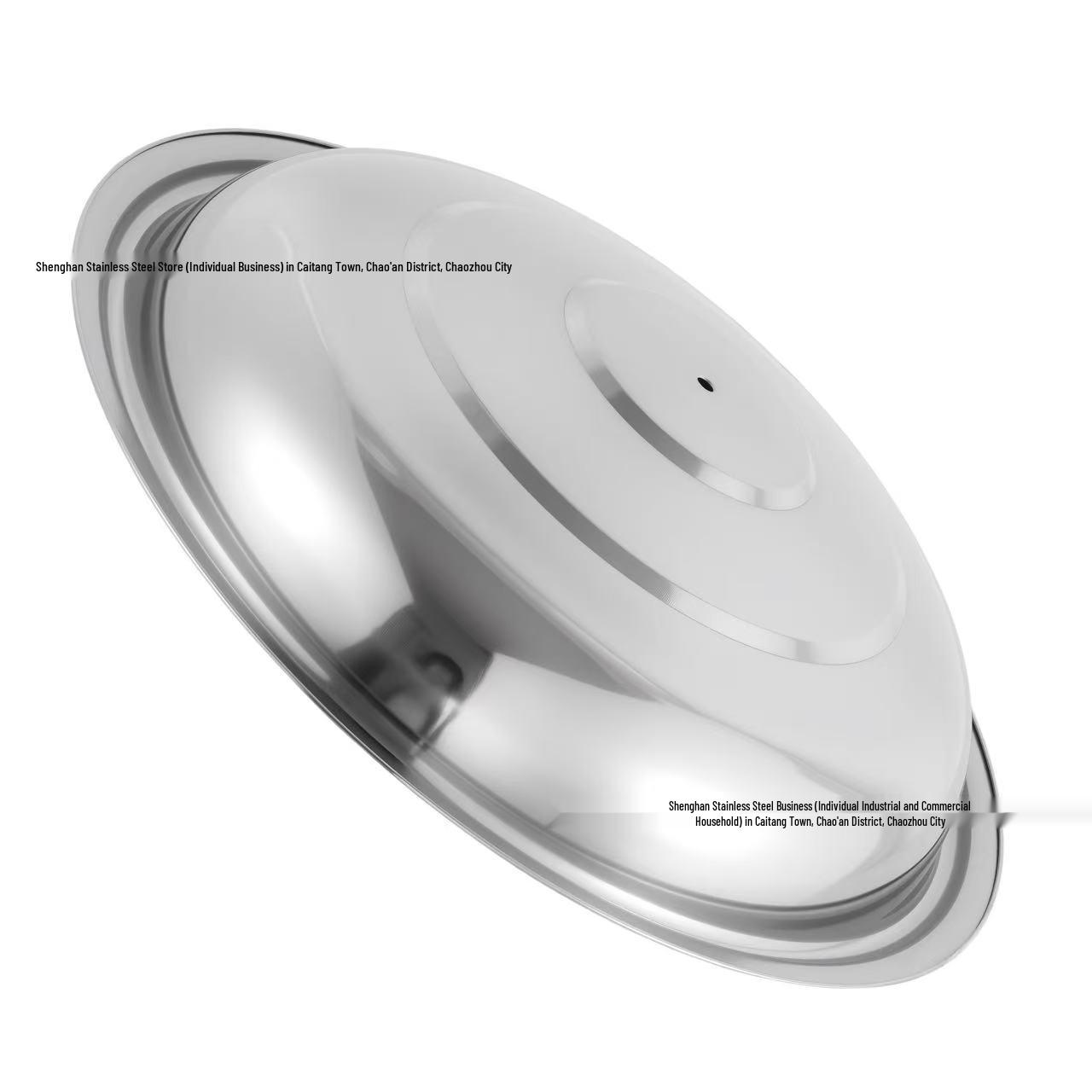Universal Thickened Stainless Steel Lid for Woks, Pots, Frying Pans, and Jars 30cm (Fits Inner Diameter 28-29.5cm)