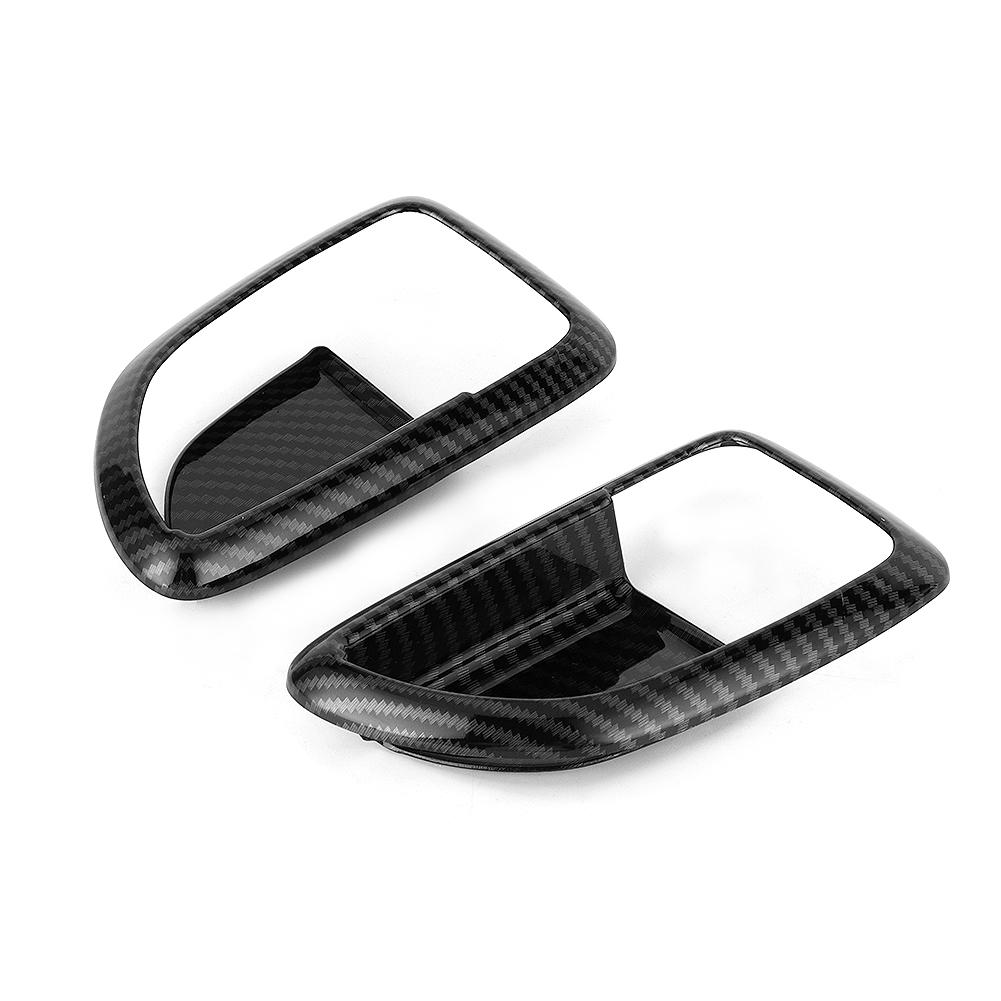 

2 шт. отделка внутренней ручки двери из углеродного волокна для Hyundai Grand Starex H1 2019