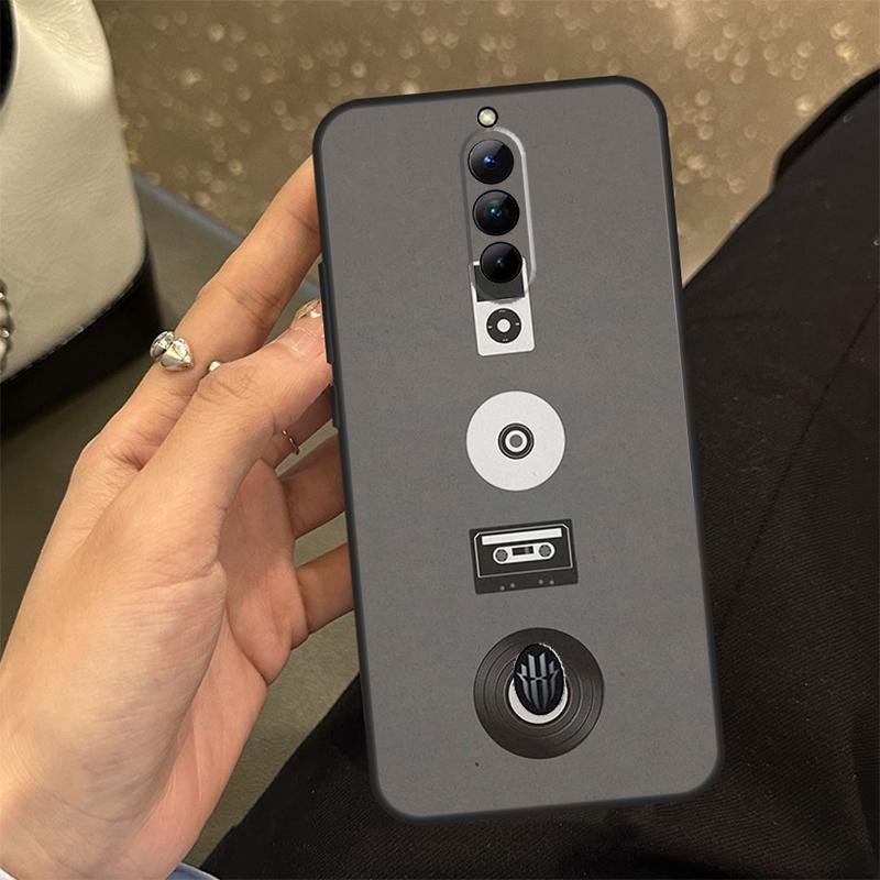 Minimalist Music Lover Case For ZTE Nubia RedMagic 6 7 6S 7S Pro 5G 6R RedMagic 10 Air 9 8 8S 9S 10S Pro Plus Cover