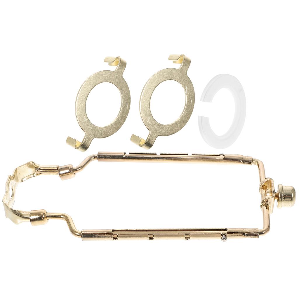 1 Set Lampenschirm Harp Halter Legierung Verstellbare Halterung für Tisch- und Stehlampen Ersatz-Beleuchtungszubehör DIY Lampenteile