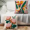 Plants And Flowers Pillow Case Home Decor Throw For Sofa Bed Car Room Decor Gift Idea