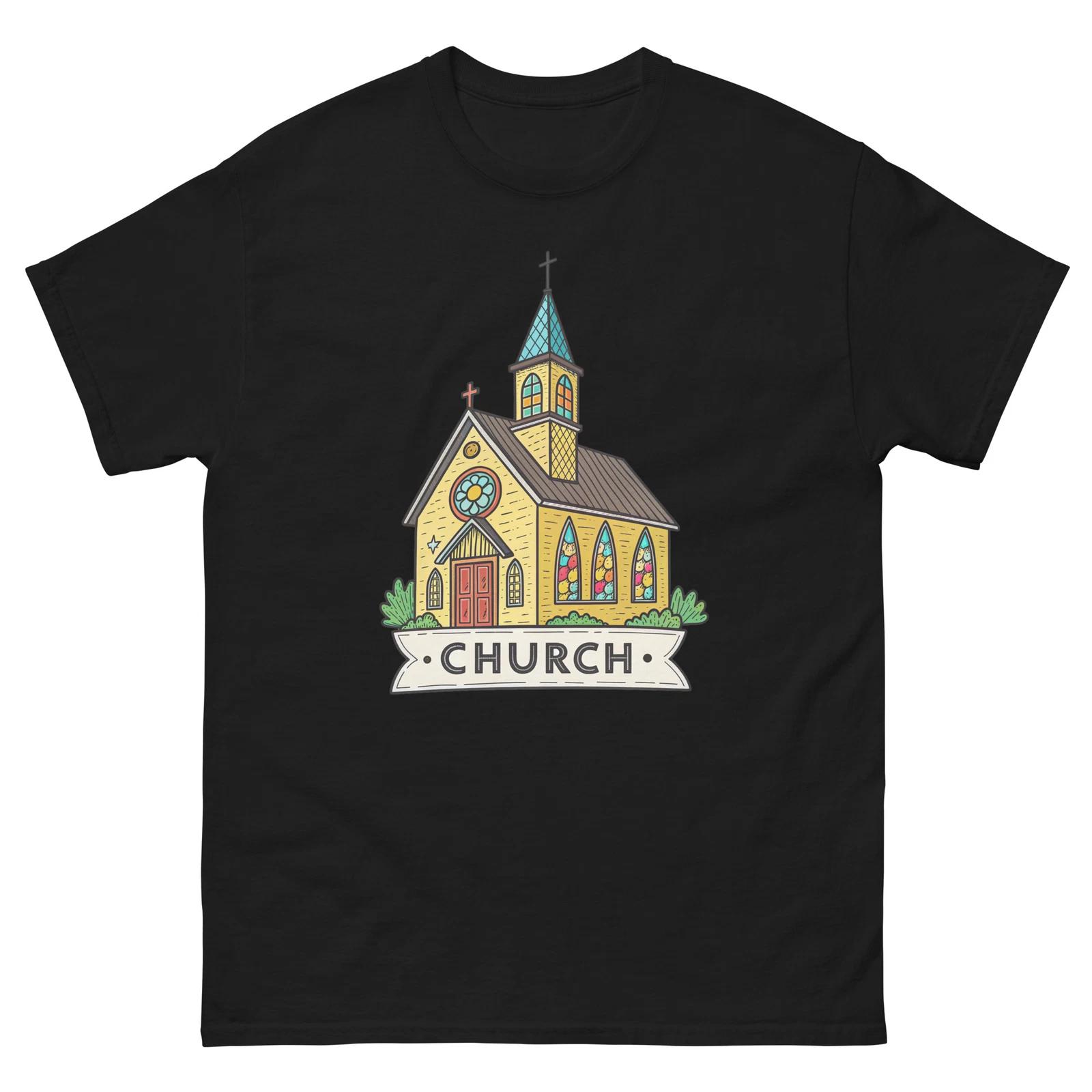 Church Everyday Location Building Place T-Shirt 3XL