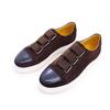 Casual Leather Shoes Large Size Shoes Men'S Leather Breathable Flat Comfortable Board Shoes Elastic Band Men'S Leather Shoes