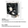 2 heatpipes X99 CPU Air Cooler PC Processor Ventilador For Intel LGA 1366 1150 1151 1155 1200 1700 2011 X79 AM3 AM4 AM5 Radiator