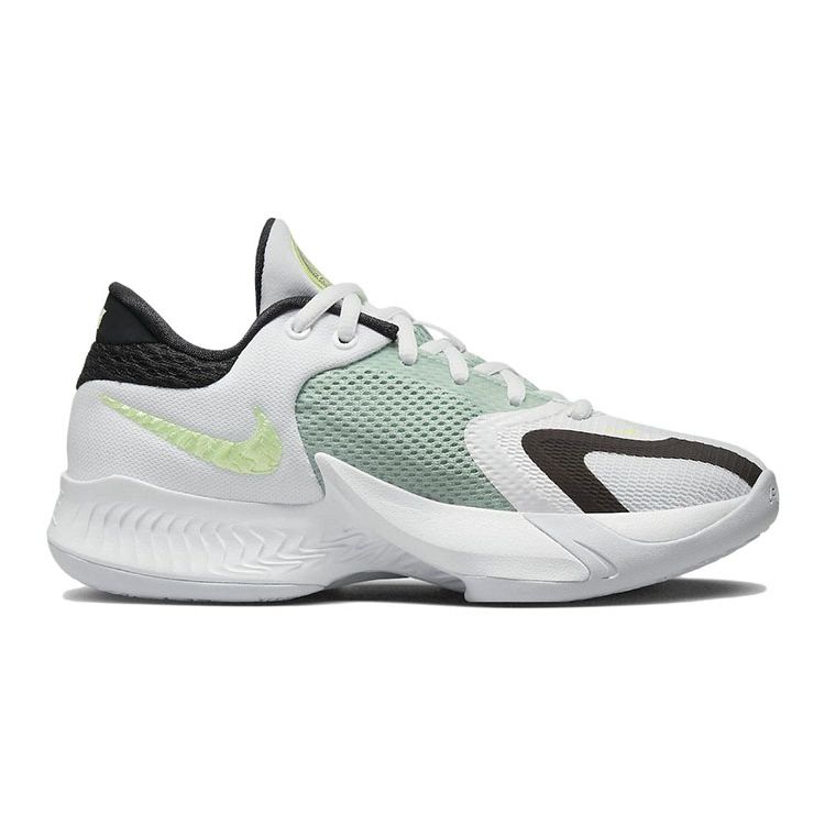 Nike Zoom Freak 4 GS Greek Coastline White Black Barely Volt DQ0553-100