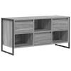 TV Stand 100 X 36 X 49.5 Cm Grey Sonoma Engineered Wood
