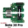 AiinAnt For Infinix Note 7 30 40 30i Pro Lite Vip 4G 5G Dock Mic USB Charger Board Charging Connector Port Flex Cable