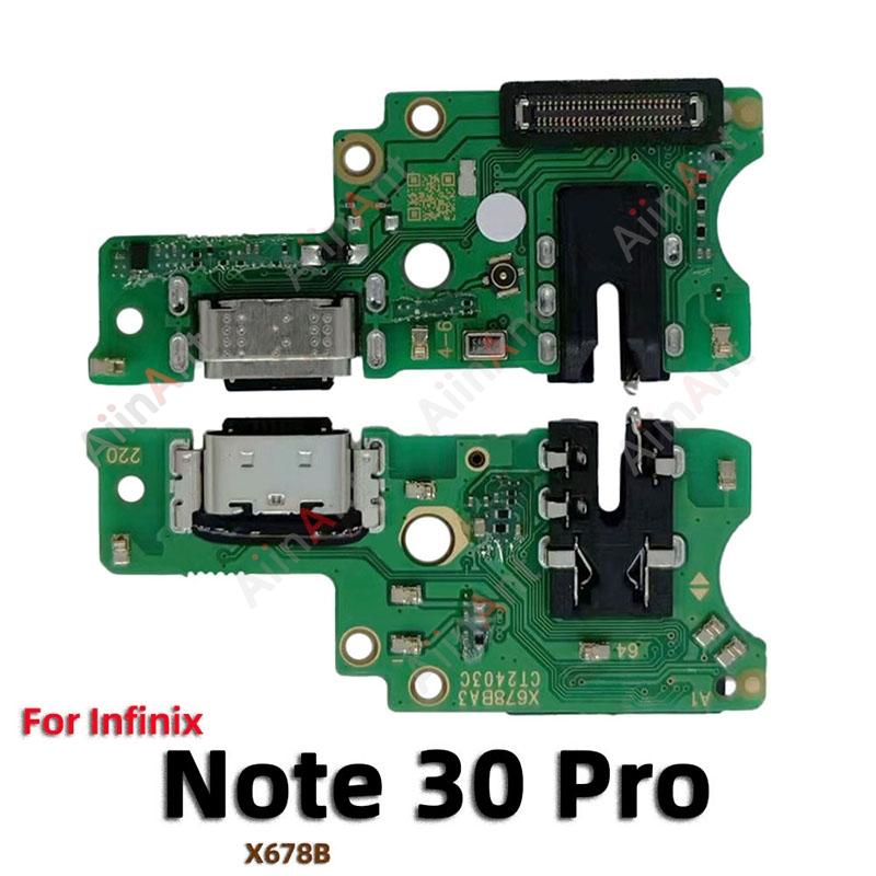 AiinAnt For Infinix Note 7 30 40 30i Pro Lite Vip 4G 5G Dock Mic USB Charger Board Charging Connector Port Flex Cable