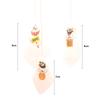 3Pcs Halloween Ghost Ornaments Decoration Party Props Indoor Outdoor Mini Ghost Decor CDN