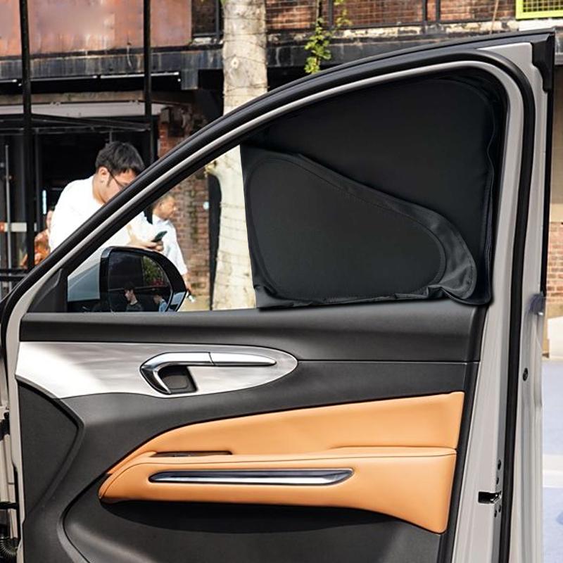 Car Black Window Privacy Sunshade For FAW BESTUNE T90 2023-Present Auto Anti-UV Heat Insulation Protect Cover Interior Accessory