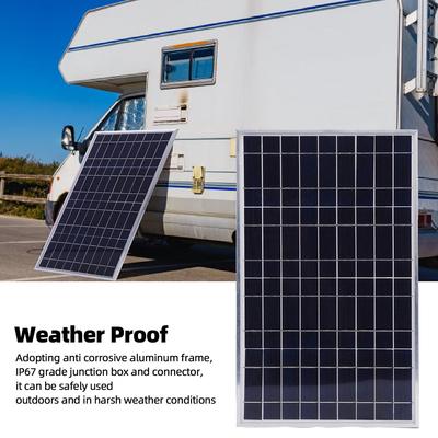 Painel Solar 200W Carregador de Manutenção de Bateria 12V
