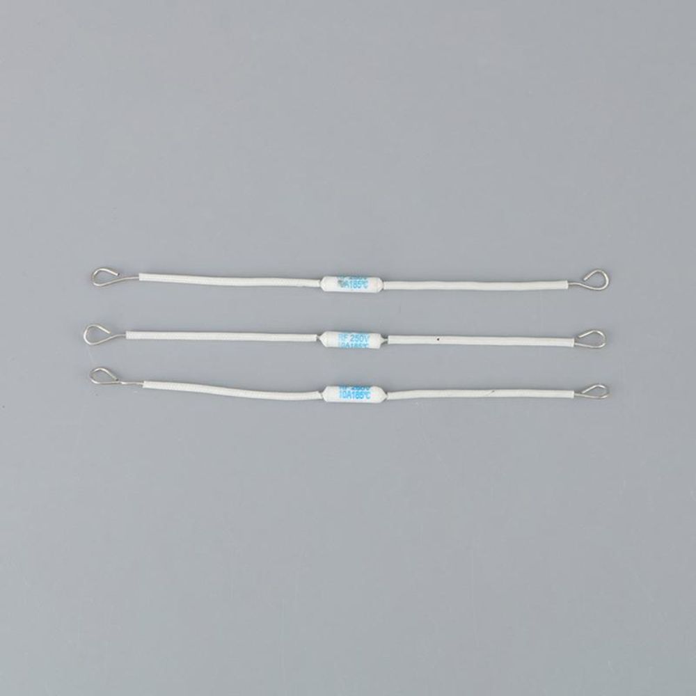 5/10Pcs RF250V Thermal Fuse 185 Degree Short Circuit Protection Ceramic Fuse 10A Safe Protection Rice Cooker Fuse