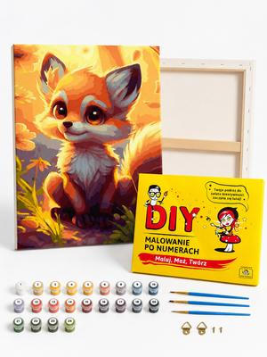 Painting by Numbers with Frame - Little Fox 40x50