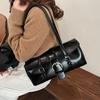2026 Winter Belt Design Y2K Retro Design Small PU Leather Underarm Bag Women Fashion Handbags New Trend Shoulder Bag