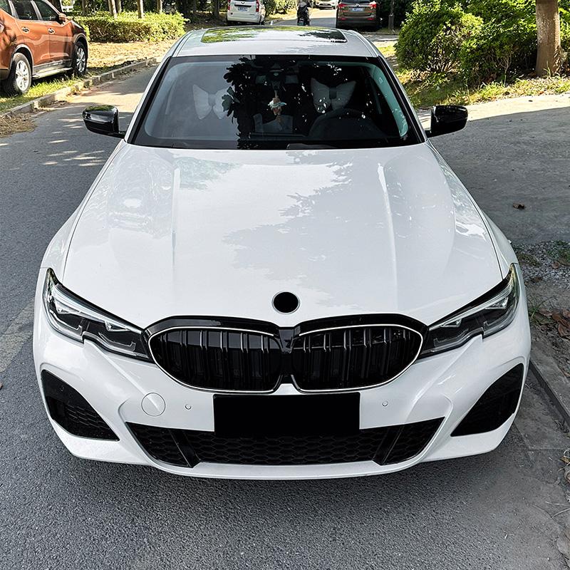 For BMW 3 Series G20 G21 2019-2025 High Quality ABS Single Line & Double Lines LED Kidney Grille M-Color 3 Color Front Grille