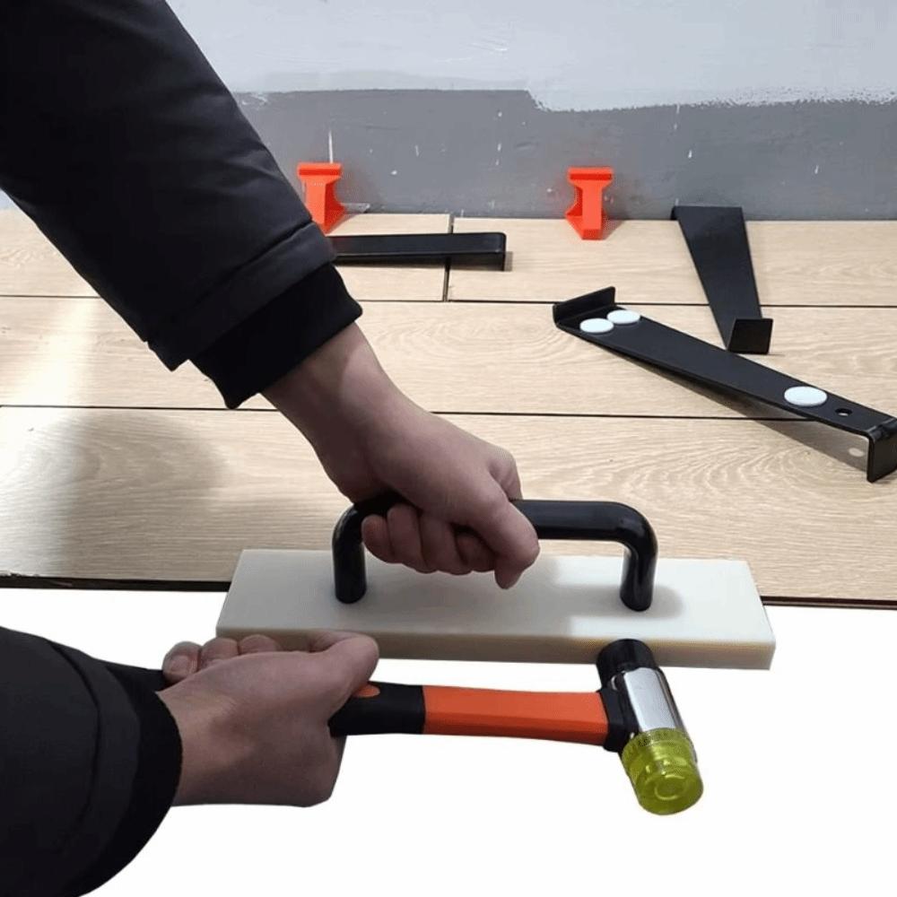 Smooth Edges Floor Installation Tool Heavy Duty Gap Fixer Tool Tapping Block  Laminate Flooring