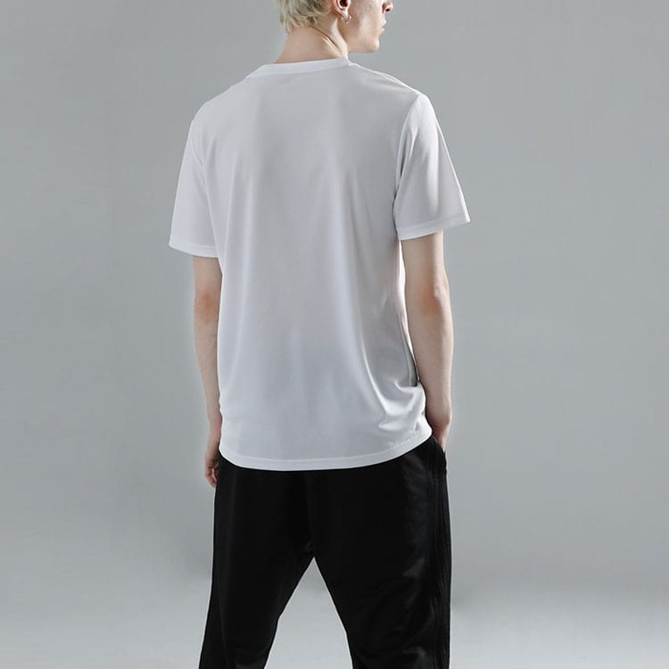 adidas T Shirt Unisex White Gold ADITSG2P-WG