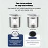 Coffee Canister 900ML Airtight Large Opening Stainless Steel Home Food Storage Organizers for Dorm Office Apartment Dining Room