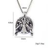 Retro Norse Mythology Double Raven Tree Of Life Pendant Necklace For Men Personality Charm Hip Hop Cool Casual Jewelry Gift