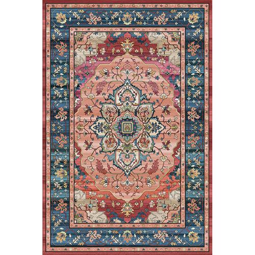 American Retro Living Room Decoration Carpet Minimalist Bedside Rugs for Bedroom Large Area Non-Slip Mat Washable Lounge Rug