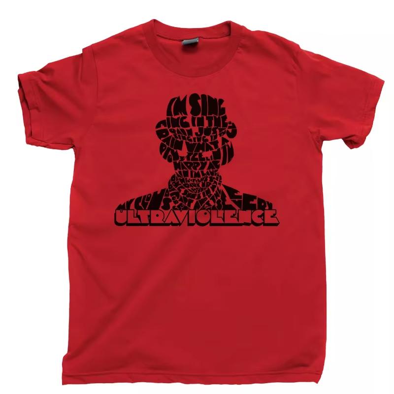 A Clockwork Graphic Cotton T-shirt Unisex Women Men Orange Fashion Top Casual Short Sleeve Streetwear Classic