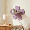 Wall-Mounted Flower Floating Wall Shelf Wooden Wall Hanging Shelf Modern Plant Shelf  Office