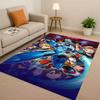 3D Retro Game Rockman Mega Man Living Room Non-Slip Area Rug Soft Carpet for Bedroom Playroom Sofa,Easy Clean Home Decor Doormat