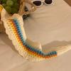 Flower Knitted Headband Hair Band Women Hair Scarf Vintage Ethnic Style Turban  Children