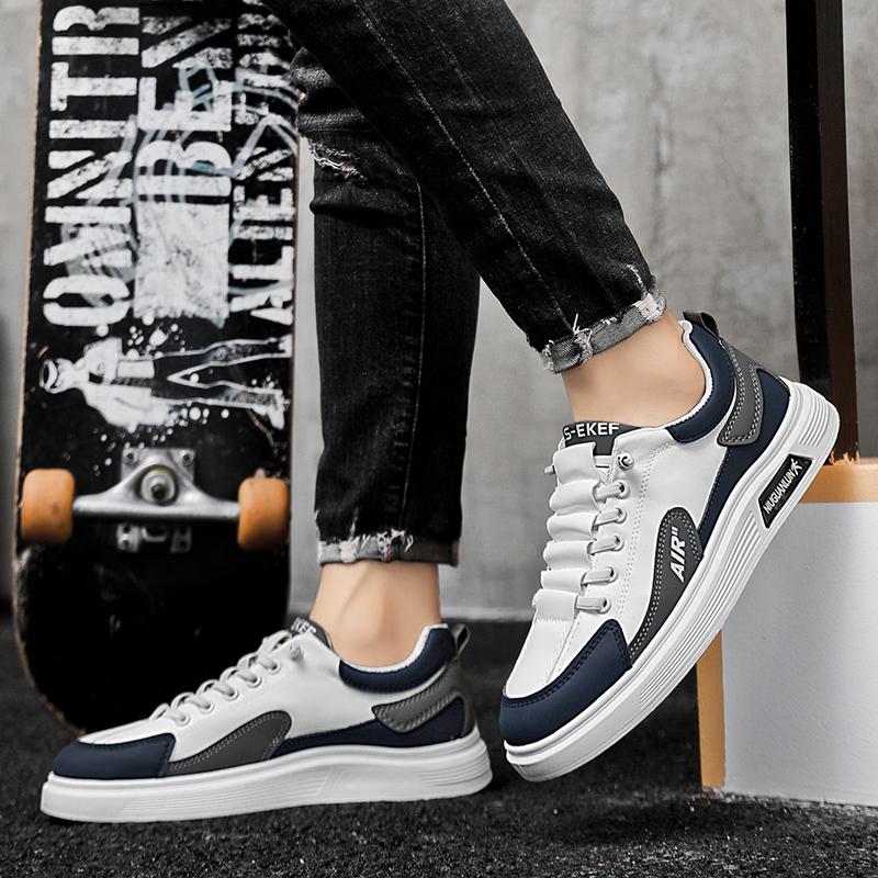 Men's Sneakers Work Driving Trendy Shoes Youth Casual Khaki Fashion Student Outdoors Sports Running Footwear for All Seasons