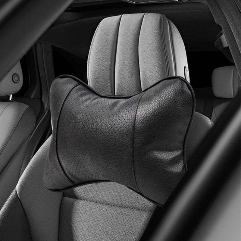 Auto Safety Car Seat Headrest with Breathable Mesh Relax Pillow Head And Neck Rest Cushion Auto Protector