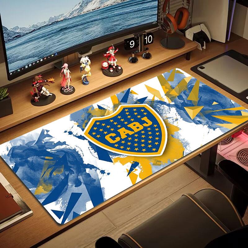 Boca Juniors Large Size Mouse Pad Large Gaming Table Cushion Non-slip Laptop Tablet Big Mousepad XXL Mat Mini PC Playmat With Lock edge