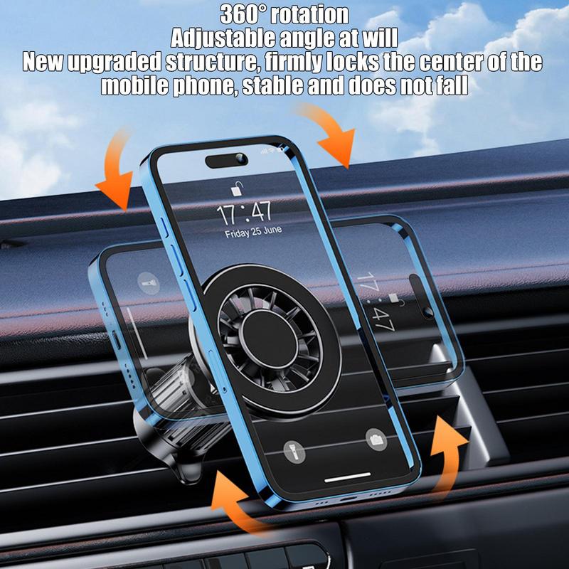

Магнитный держатель для телефона в автомобиль, крепление на воздуховод, подставка для телефона для Magsafe iPhone 15 14 13 ProMax Xiaomi Samsung, держатель с сильным магнитом GERMANY