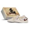 Air Jordan 1 Box, Silver Dragon Trendy Abrasion Resistant Abrasion Resistant Low Top Vintage Basketball Shoes FQ7687-300(TeamA-S-BOX)