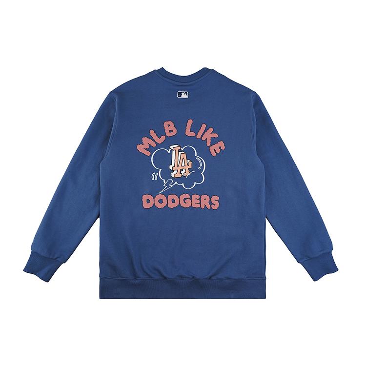 New MLB Trendy Clothing Sweatshirts Unisex Blue 31MT02041-07U