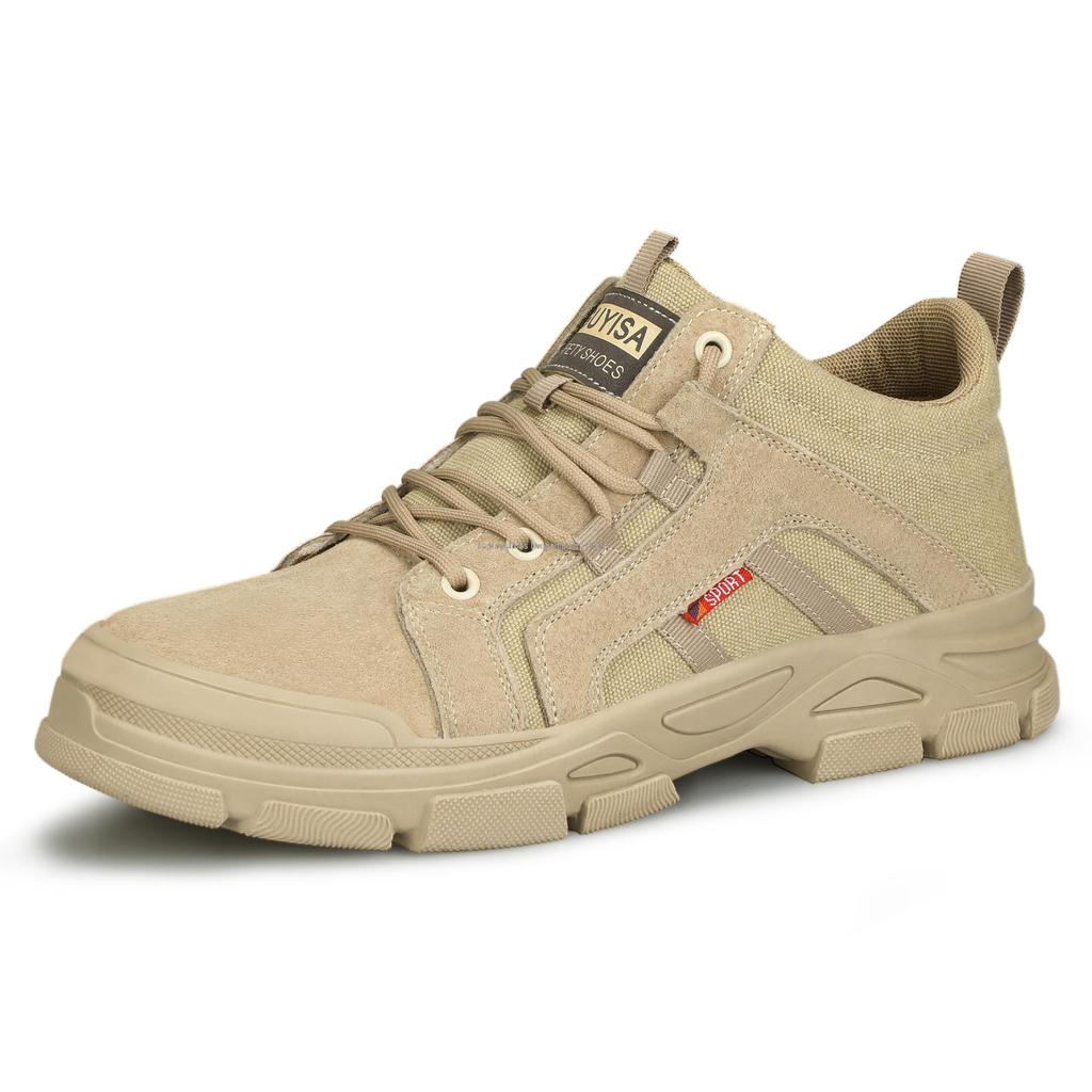 Fashion Guyisa New Construction Work Shoes Men Steel Toe Safety Shoes Anti-stab Anti-smash Work Safety Boots Male Protective Footwear